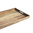 thumbnail image 6 of American Atelier, Brown Poplar Finished Polypropylene Rectangular Serving Tray with Handles, 14x19", 6 of 6