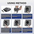 thumbnail image 4 of 2x 2025 Emsense Foot Massager Wireless Portable Triple Method 3 Vibration Mode Heated Ankle Wrap For Home Office Travel, 4 of 5