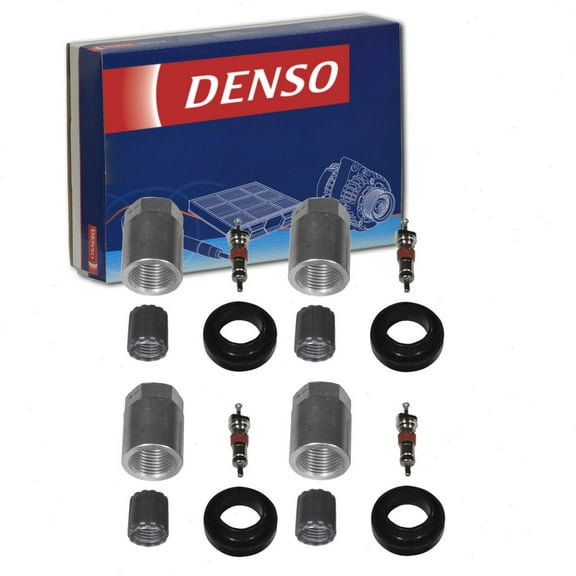 4 pc DENSO TPMS Sensor Service Kits compatible with Chevrolet Colorado 2007-2012