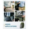 thumbnail image 6 of FAIRWIN Ratchet Belts for Men Nylon Web Golf Work Belt with Automatic Buckle, Green, 6 of 8