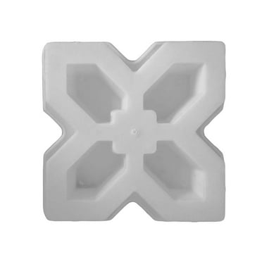 Pavement Stone Mold,11.8 x11.8 x 2.36inch Paving Pavement Concrete Molds and Foams Stepping Stone Paver Cement Mold