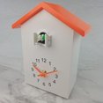 thumbnail image 4 of Cuckoo Wall Clock, Birdhouse Minimalist Modern Clock Pendulum, Wall Mounted or Desk/Shelf Standing Clock art for home Living Room Office Decor Decoration Orange, 4 of 7