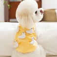 thumbnail image 2 of Duck Pullover Dog Cotton Vest for Medium to Large Dogs for Spring Basic Duck Pullover Clothes Cartoon Pattern, 2 of 14