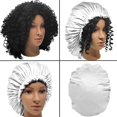 thumbnail image 2 of Gorro de ducha ELEBOX súper jumbo impermeable blanco, 2 of 7