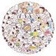 thumbnail image 1 of 120/60PCS Cute Snoopy No Repeting Pegatinas Impermeables Graffiti Para Equipaje Teléfono Funda Portátil Notebook Regalo Para Niños, 1 of 3