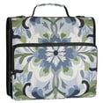 thumbnail image 5 of FORMRS Zipper Binder with Shoulder Strap 2-inch Ring 500 Sheet Capacity File Bag, Green Floral, 5 of 5