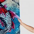 thumbnail image 3 of Orinice Fish Bathroom Decor Set - Colorful Luxurious Graphic Print Polyester Fabric Shower Curtain Set with Hooks, Waterproof and Easy to Install 60x72, 3 of 7