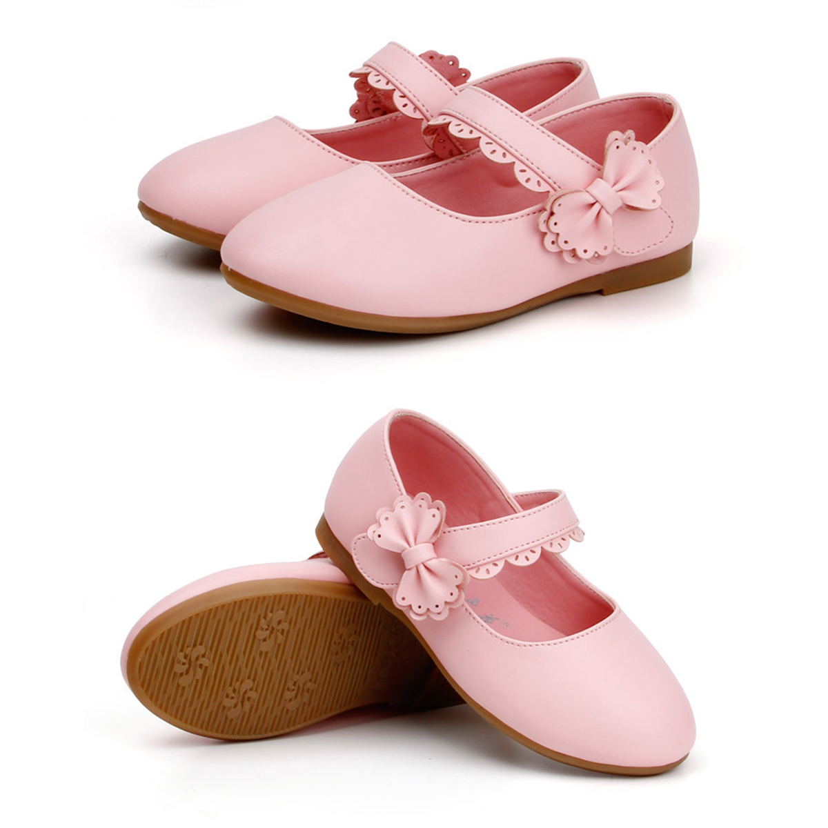 Hawee Ballet Flat Mary Jane Shoes Bowknot Princess Dress Shoes (Toddler Girls & Little Girls & Big Girls) - image 2 of 4