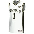 thumbnail image 2 of GameDay Greats  White #1 Colorado Buffaloes Replica Lightweight Basketball Jersey, 2 of 4