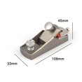 thumbnail image 2 of Yeacher Woodworking Planer Mini Hand Planer Magnalium Wood Bottom Edges Trimming Tool DIY Carpenter Tools, 2 of 8