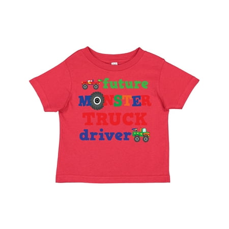 

Inktastic Monster Truck Future Driver Gift Toddler Boy Girl T-Shirt