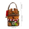 thumbnail image 4 of Agiferg Portable Candy Bag Christmas Red Wine Jacket Bags Christmas Desktop Decor Bag, 4 of 4