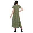 thumbnail image 3 of Moomaya Kurta à Manches Courtes Imprimée pour Femmes, Kurti à Fente avant, Vêtements d'Été, 3 of 5