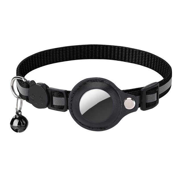 CSChome Pet Collar Pet Collar Reflective Adjustable Strap with Bell Nylon Pet Dog Collar