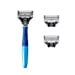 thumbnail image 3 of Harry's Razors for Men - Shaving Razors for Men includes a Mens Razor and 3 Razor Blade Refills (Ocean Blue), 3 of 15