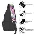 thumbnail image 5 of Invader Zim Sling Bag Crossbody Backpack Chest Bags Diagonally Travel Daypack For Women Men Adults Teen, 5 of 8