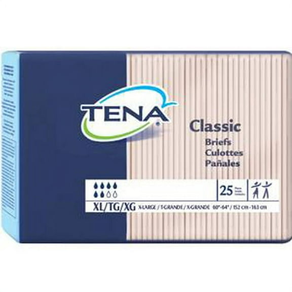 TENA Flex Super Brief, Size 16, 33" to 50" Waist Size-Case of 90