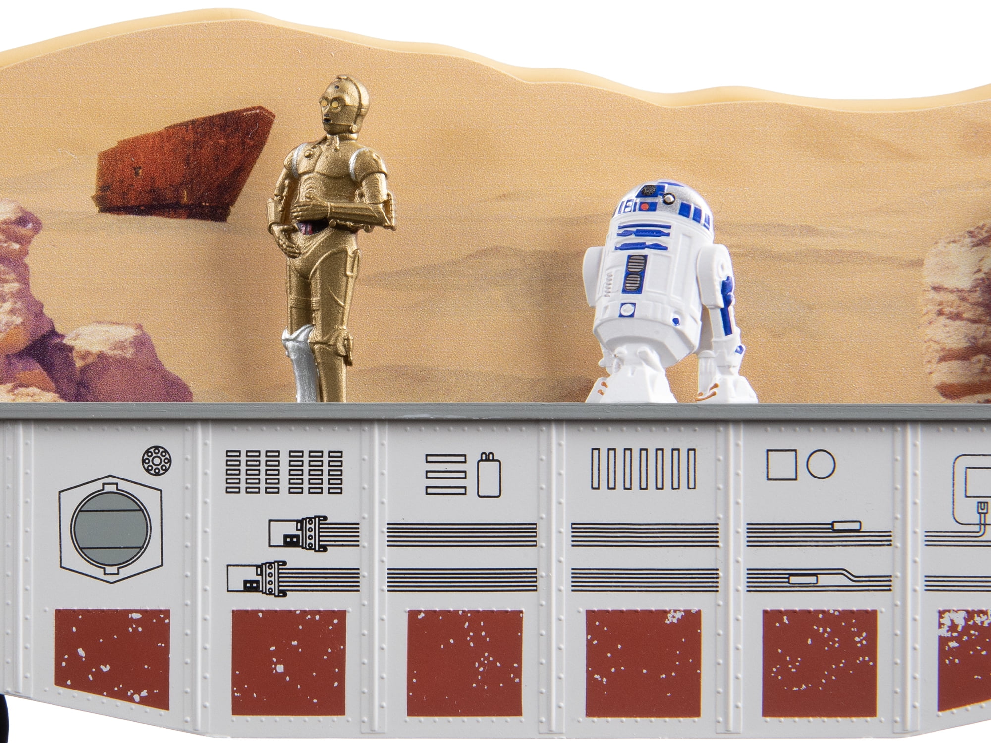 Lionel Disney Star Wars Rebel Droids O Gauge Model Train Chasing Gondola Car