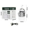 thumbnail image 3 of Camping / Camping Rechargeable Led Portable avec Affichage Numérique pour Randonnée et Activités Extérieures, une Source de Lumière Double pour Urgence, 3 of 8