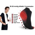 thumbnail image 3 of Capreze Athletic Ankle Compression Sock For Women Men,15-20 mmHg Running Compression Sock,Low Cut Compression Sock for Plantar Fasciitis, Heel Foot Pain Relief Arch Support Red L/XL 2-Pair, 3 of 9