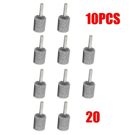 

Buffing Wheel Polishing Wheels 10 Pcs 6mm Cylinder Fiber Gray Rotary Tool