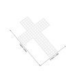 thumbnail image 2 of HONMEET 10Pcs White Plastic Cross Stitch Canvas Sheets for Needlework with Durable Mesh Grid for Crafting, 2 of 8