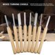thumbnail image 2 of unids/set juego de cinceles de torno de madera herramientas de torneado carpintería Gouge Skew Parting, 2 of 4