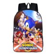 thumbnail image 1 of Sonic student backpack Cartoon kids Backpack anime character boy bag, 1 of 4