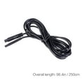 thumbnail image 2 of Pawsdot Backup Camera Extension Cable 4 Pin Black Wire for Car Truck Camper Trailer Bus 12V 24V, 2 of 7