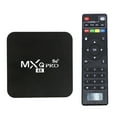 thumbnail image 1 of MXQ PRO 5G Android TV Box, 4-Core Processor, 2GB RAM 16GB ROM, Android 14, Wi-Fi 6, BT5.2, 4K Ultra HD, HDR10+, BT Remote Control, 1 of 9