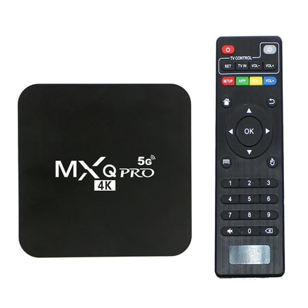 MXQ Pro 5G Android 12.1 TV Box Ram 2GB ROM 16GB Android Smart Box H.265 HD 3D Dual Band 2.4G/5.8G WiFi Quad Core Home Media Player