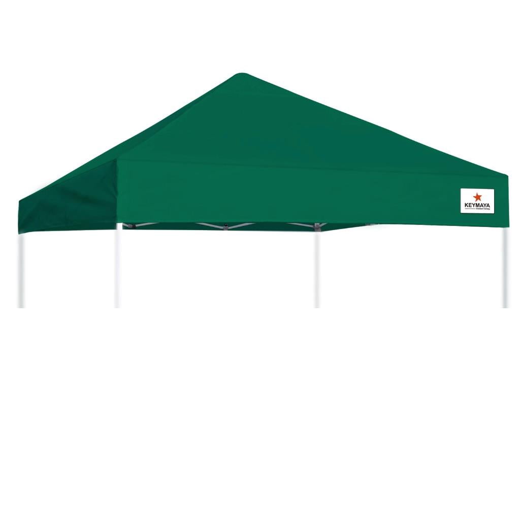Keymaya 10x10 top replacement cover for outdoor canopy forest green