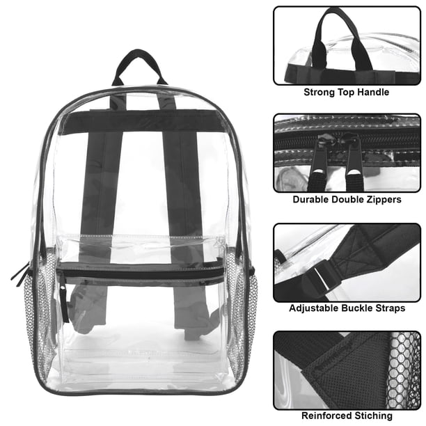 Mochila Escolar Transparente De Gran Capacidad | Meses sin interés