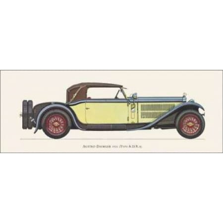 Austro-Daimler 1931 Canvas Art - Antonio Fantini (24 x 48)