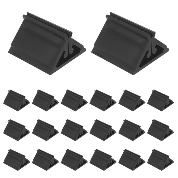 UPOUART 24Pcs Plastic Playing Card Holder with Wide Base and Metal Clip for Card Stability