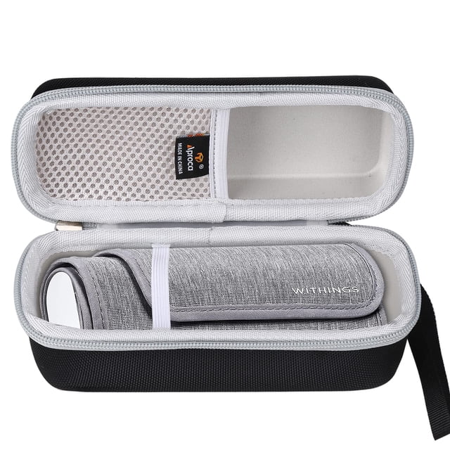 Estuche rígido de viaje Aproca para el monitor de presión arterial inteligente digital con Wi-Fi Withings BPM Connect