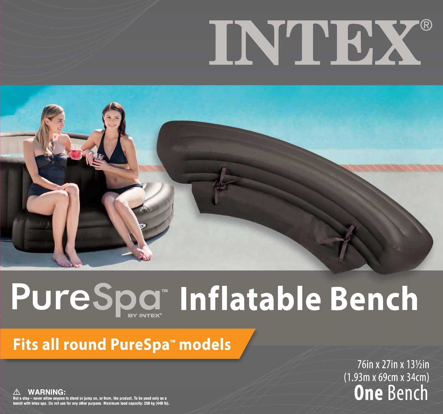 Intex Purespa Inflatable Bench Walmart Com Walmart Com