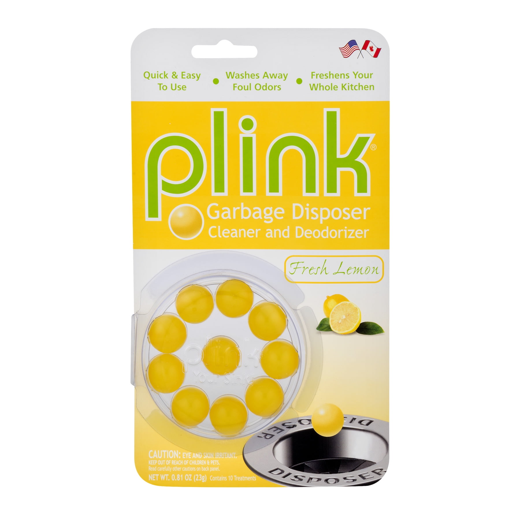 Plink Garbage Disposal Cleaner and Deodorizer, 10