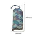 thumbnail image 4 of Imperméable Portable 3 en 1 Randonnée Camping Poncho Pêche Voyage Couverture de Pluie pour Activité Extérieure Camouflage Vert, 4 of 6