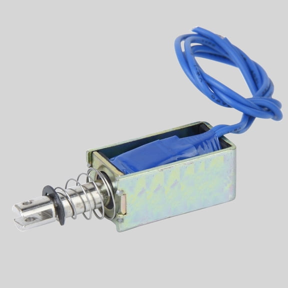 HEMOTON ZYE1-0530 0.5N DC 12V Holding Electromagnet Lift Solenoid Electric Lifting Magnet with Connecting Wires (Silver)
