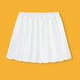 thumbnail image 5 of NIEWTR Girls Uniform Pleated Skirt Elastic Waist Plaid A-line Skirts Tennis Sport Casual Dress Outerwear for Girl 3-14 Years(A01-White,14-15 Years), 5 of 9