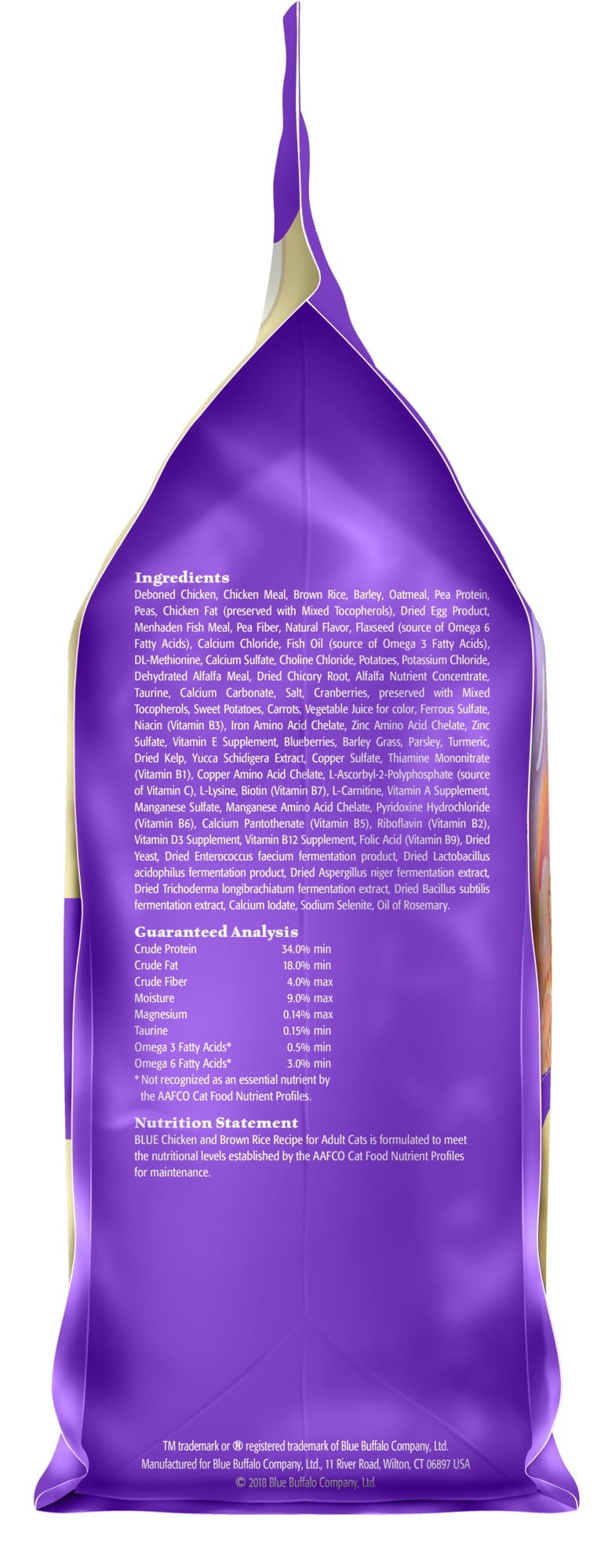 blue buffalo healthy living cat food