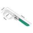 thumbnail image 5 of figatia F Type Adjustable Wrench, Adjustable Spanner, Universal Pipe Pliers, Wide Opening Spanner Right Angle Spanner for DIY Project 65mmx230mm, 5 of 5