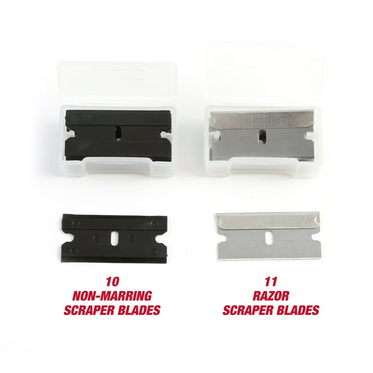 Hyper Tough Extendable Razor Blade Scraper with 21 Replaceable