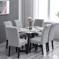 thumbnail image 2 of Stretch Chair Covers for Dining Room Set of 2, Removable Washable Dining Room Chair Covers, Dining Chair Slipcovers Seat Protector, Great Home Decor and Banquet Upholstery (Sliver, 4 Pack), 2 of 7