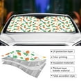 thumbnail image 4 of Kdxio Cute Carrot Print Front Windshield Sun Shade,Folding Auto Sunshade for Car Truck SUV-Medium, 4 of 7