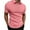 Pink, variant on BXINGOHAI Men's Short Sleeve Golf Shirts Casual Business Regular Tops Fashion Button Zip Shirt 2025 Today Army Green,L