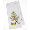 thumbnail image 1 of Juego de 2 toallas de cocina Caroline's Treasures árbol de Navidad galgo italiano BB1608WTKT, 1 of 1