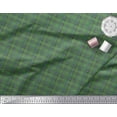 thumbnail image 2 of Soimoi Poly Georgette Fabric Plaid Check Printed Craft Fabric by The Yard 42 Inch Wide, 2 of 3