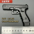 thumbnail image 1 of Alloy Military Model 1 2.05 Glock G17 Large Gun Model Metal Toy Handgrab Not Launched, 1 of 7